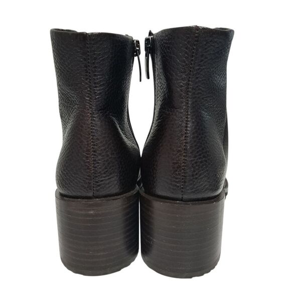 Ecco Women's Shape 35 Sartorelle Western Goth Blacked Heel Mid Ankle Boots S 7.5 - Picture 7 of 17